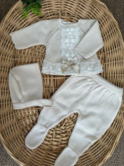 CONJUNTO 3 PIEZAS LANA