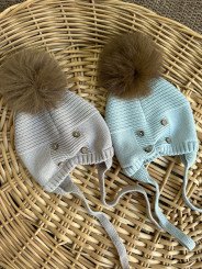 GORRO POM NATURAL