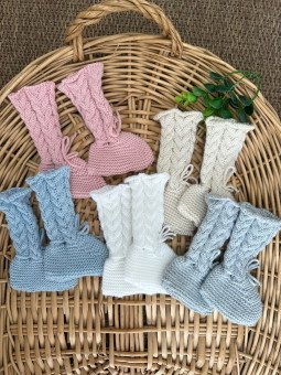 BOTITAS PUNTO DE LANA