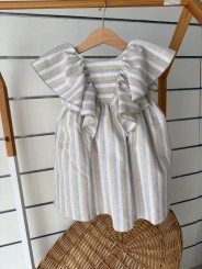 VESTIDO LINO RAYAS