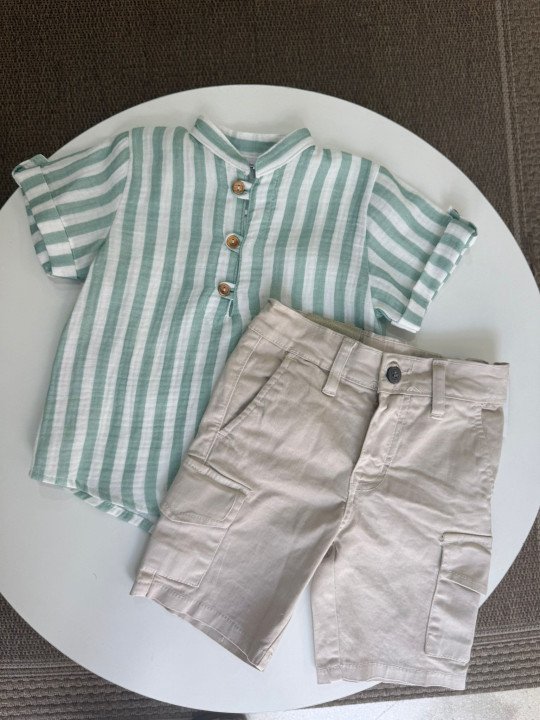 CAMISA ALAMARES RAYAS