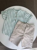 CAMISA ALAMARES RAYAS